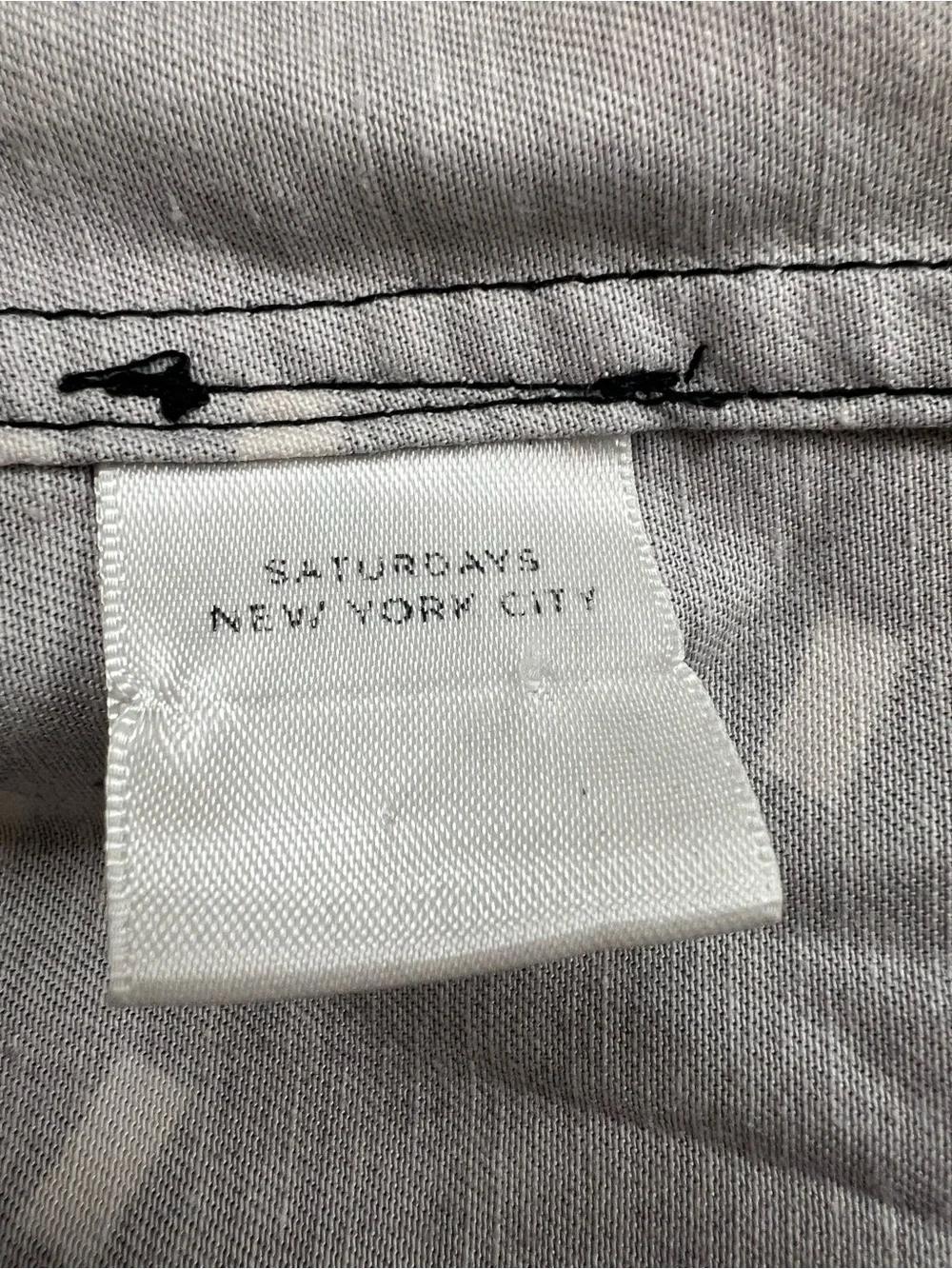 Saturdays NYC Canty Light Reflection Short Sleeve Camp Collar Shirt